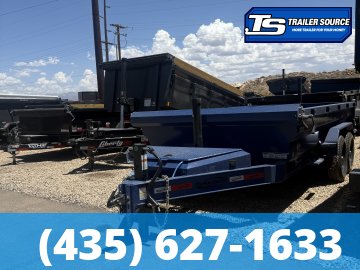 7x14 Dura-Haul DRL Telescopic Dump Trailer - 14K GVWR - 7 Gauge Floor