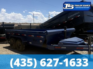 7x14 Dura-Haul DRL Telescopic Dump Trailer - 14K GVWR - 7 Gauge Floor
