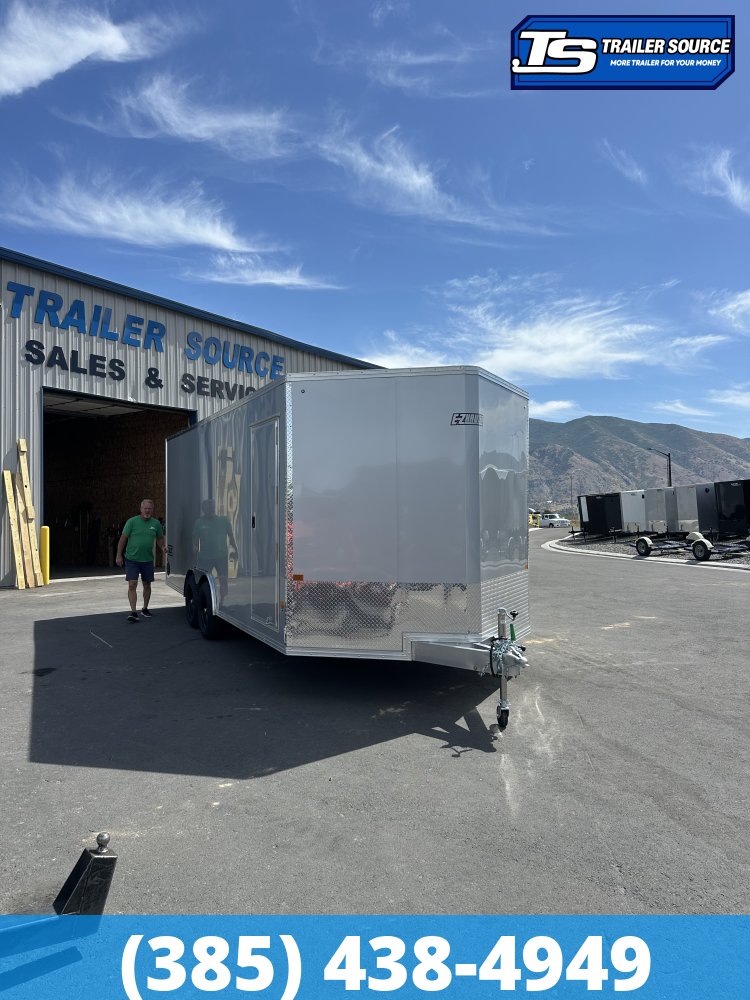 8.5x20 Alcom Aluminum EZ Hauler XLT Auto Trailer - 7'0" Interior - 10K GVWR -