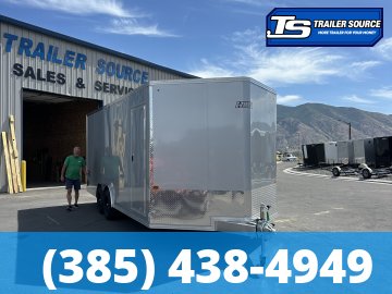 8.5x20 Alcom Aluminum EZ Hauler XLT Auto Trailer - 7'0" Interior - 10K GVWR -