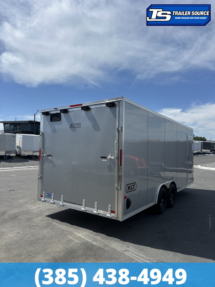 8.5x20 Alcom Aluminum EZ Hauler XLT Auto Trailer - 7'0" Interior - 10K GVWR -