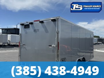 8.5x20 Alcom Aluminum EZ Hauler XLT Auto Trailer - 7'0" Interior - 10K GVWR -