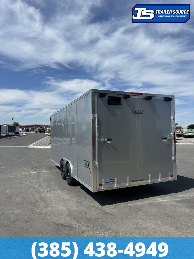 8.5x20 Alcom Aluminum EZ Hauler XLT Auto Trailer - 7'0" Interior - 10K GVWR -