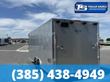 8.5x20 Alcom Aluminum EZ Hauler XLT Auto Trailer - 7'0" Interior - 10K GVWR -