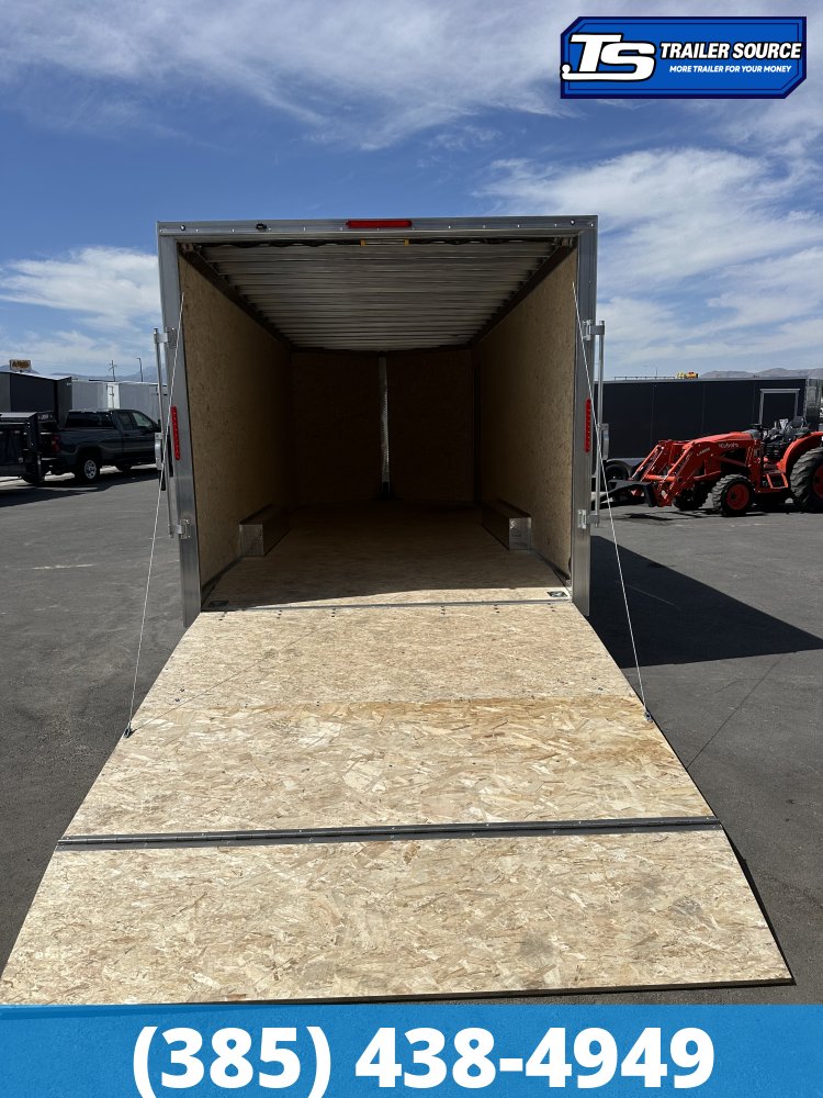 8.5x20 Alcom Aluminum EZ Hauler XLT Auto Trailer - 7'0" Interior - 10K GVWR -