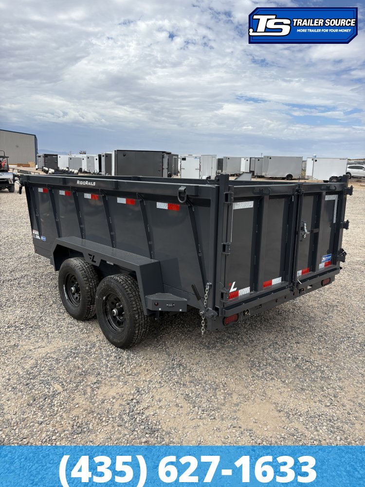 6.5x12 Lamar DM Dump Trailer - 36" Sides - 10K GVWR -