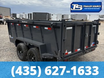 6.5x12 Lamar DM Dump Trailer - 36" Sides - 10K GVWR -