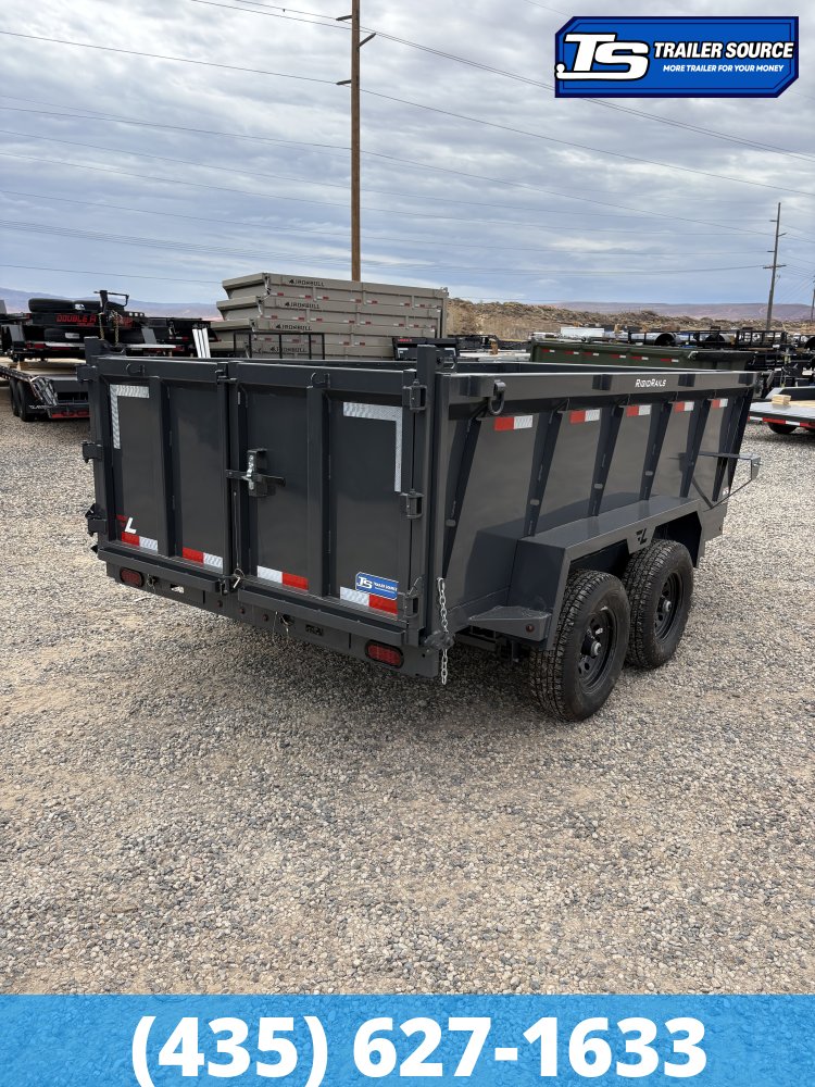 6.5x12 Lamar DM Dump Trailer - 36" Sides - 10K GVWR -