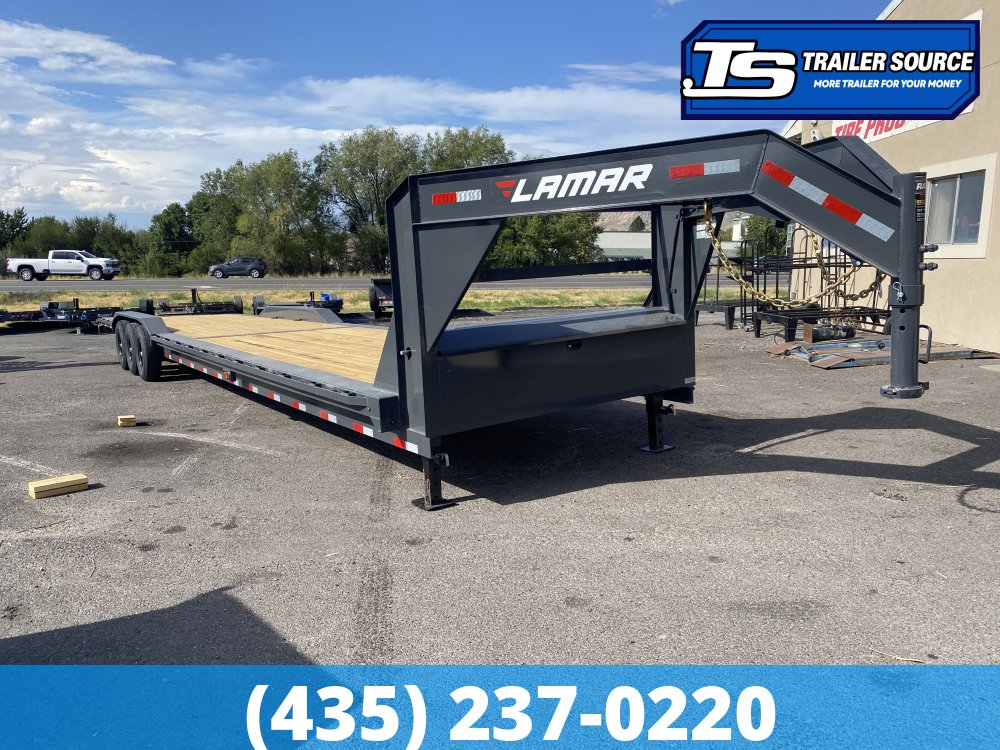 8.5x40 Lamar H8 Gooseneck Wide Body w/ Drive Over Fenders Equipment