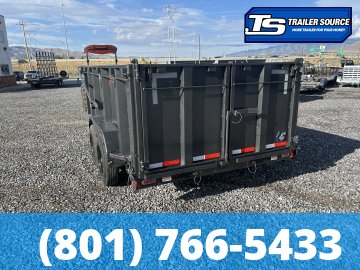 7x14 Diamond C LPT 208 Dump Trailer - 44" Sides - 18K GVWR - 18 Ply Tires, Battery, Hydraulic Jack(s)