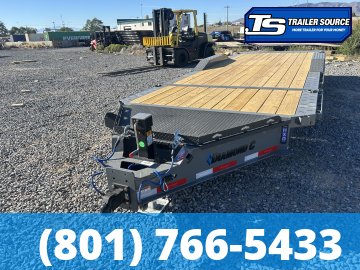 8.5x22 Diamond C HXD 208 Wide Body w/ Drive Over Fenders Tilt Trailer - 18K GVWR - 18 Ply Tires, ABS Brakes