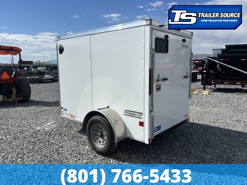 5x8 Haulmark Passport Enclosed Cargo Trailer - 5'6" Interior - 3.5K GVWR - .080 PolyCor, Ramp Door, Ramp Extension