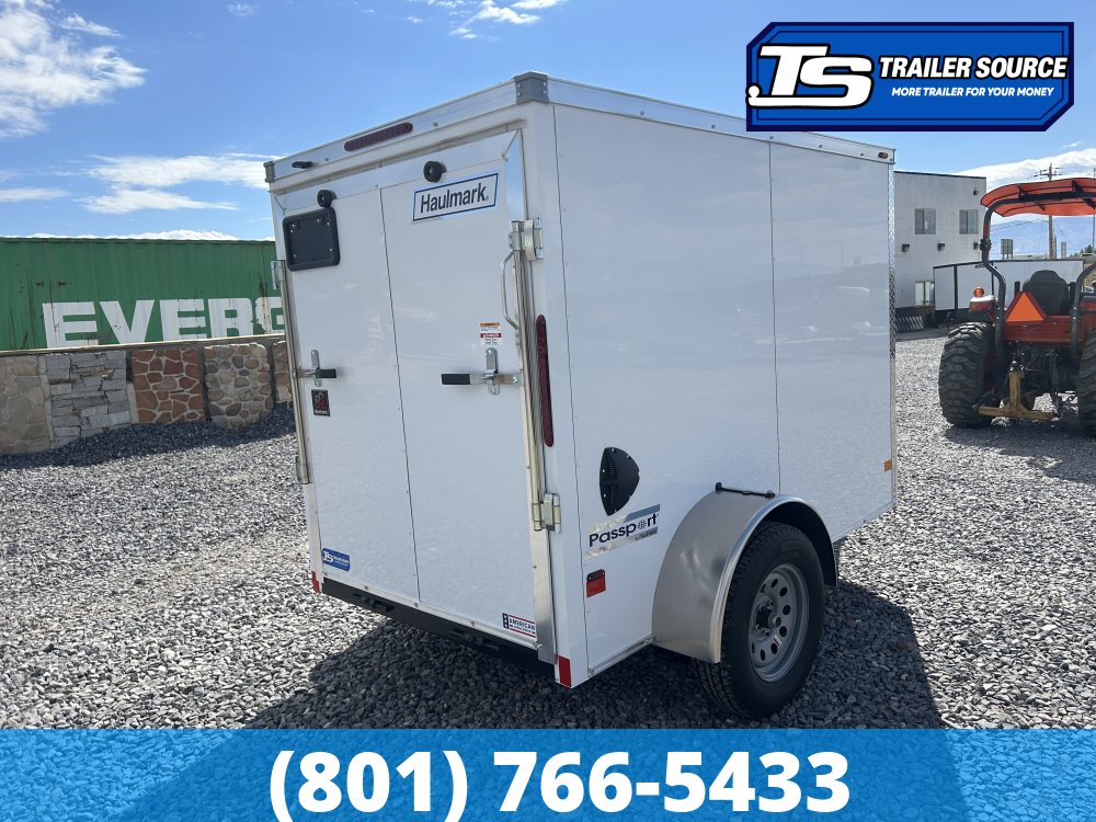 5x8 Haulmark Passport Enclosed Cargo Trailer - 5'6" Interior - 3.5K GVWR - .080 PolyCor, Ramp Door, Ramp Extension