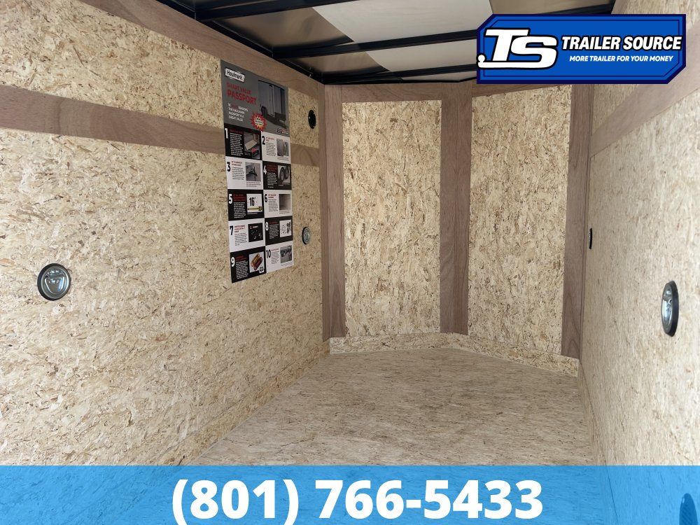 5x8 Haulmark Passport Enclosed Cargo Trailer - 5'6" Interior - 3.5K GVWR - .080 PolyCor, Ramp Door, Ramp Extension