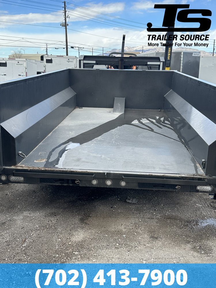 7x14 Maxx-D DTX Gooseneck Dump Trailer - 36" Sides - 17.5K GVWR