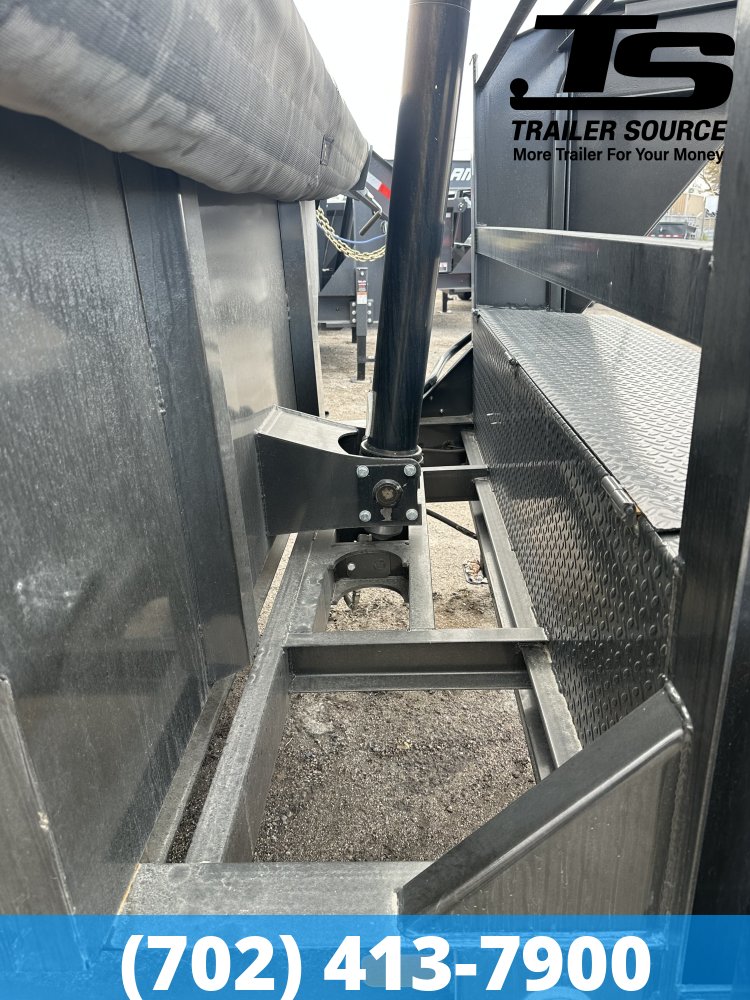 7x14 Maxx-D DTX Gooseneck Dump Trailer - 36" Sides - 17.5K GVWR