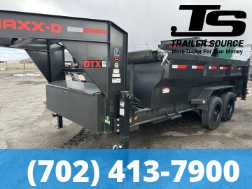 7x14 Maxx-D DTX Gooseneck Dump Trailer - 36" Sides - 17.5K GVWR
