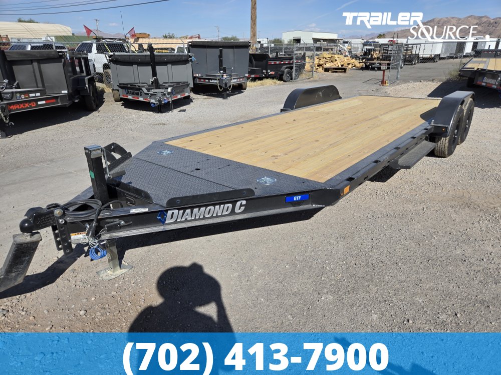 7x20 Diamond C GTF 10K Car Hauler Trailer