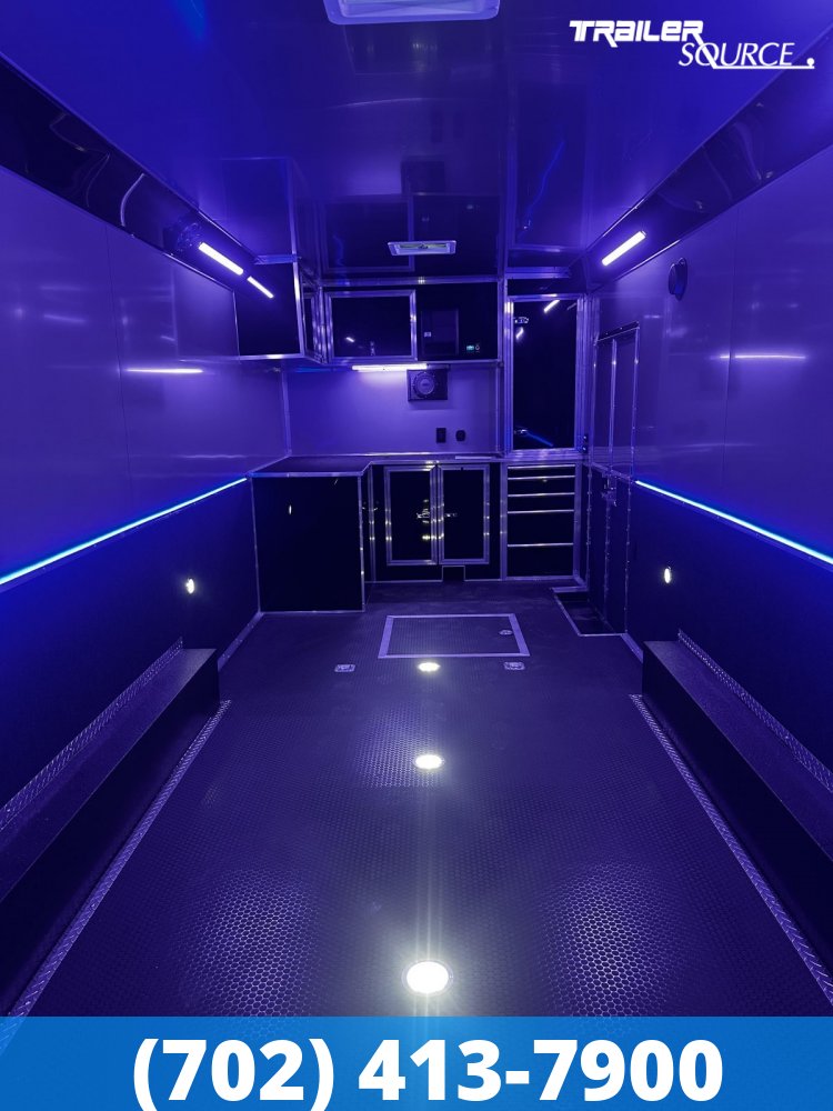 8.5x24 Haulmark Edge 7'10" Interior Enclosed Car Hauler TURBO PKG