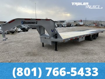 8.5x32 Diamond C FMAX HDT 32' 25.9K Hydraulic Dovetail Gooseneck