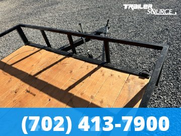 7x14 Titan Premium Series Single Axle Utility