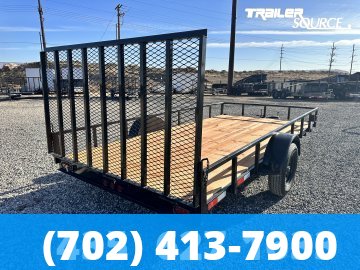 7x14 Titan Premium Series Single Axle Utility