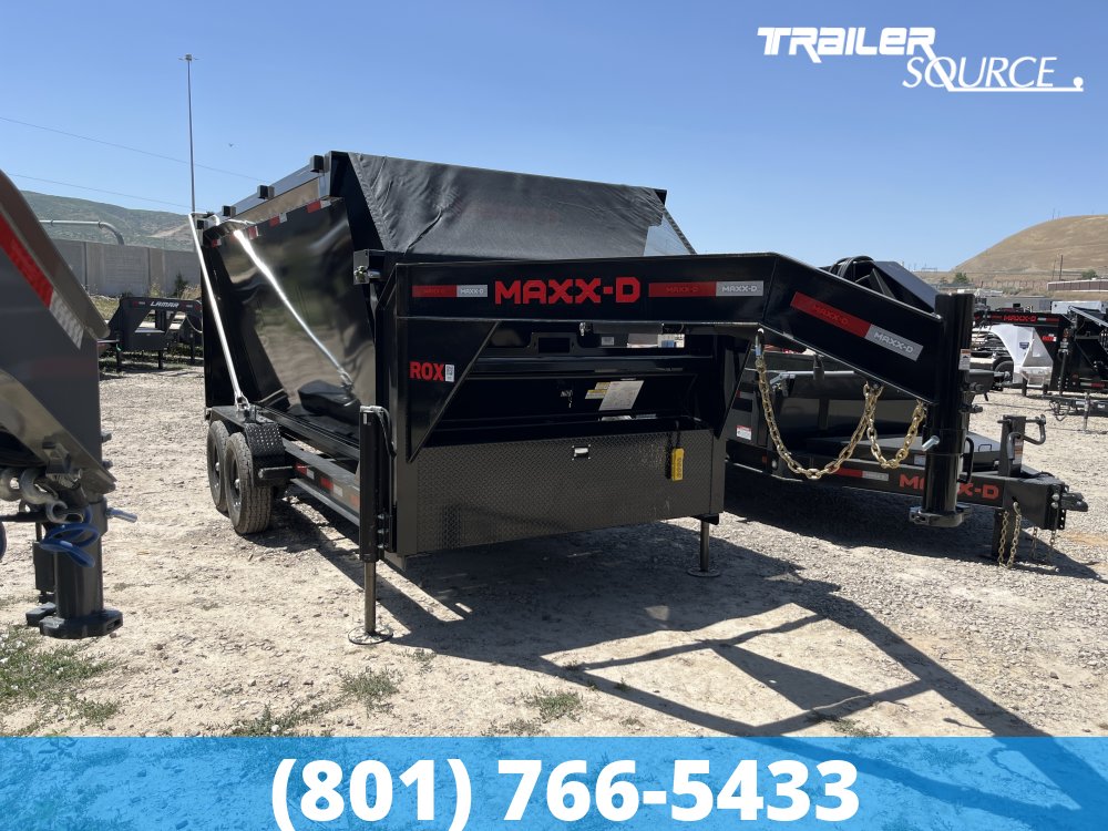 7x14 Maxx-D ROX Gooseneck Roll Off Trailer