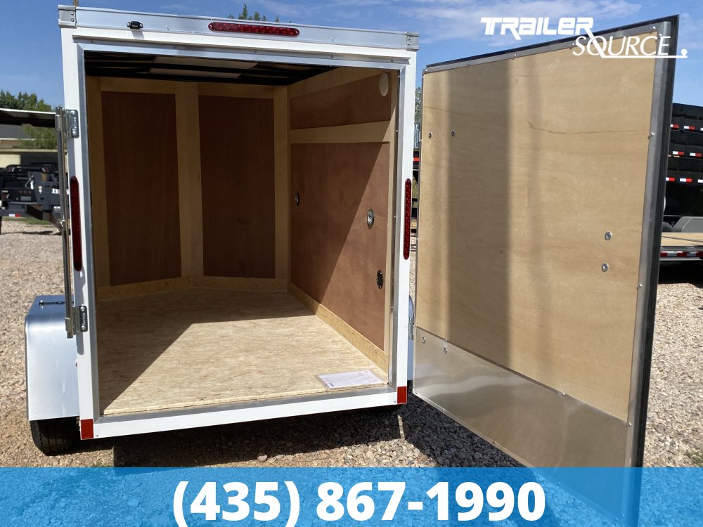 5x8 Wells Cargo FastTrac 5'6" Interior Single Axle Enclosed Cargo