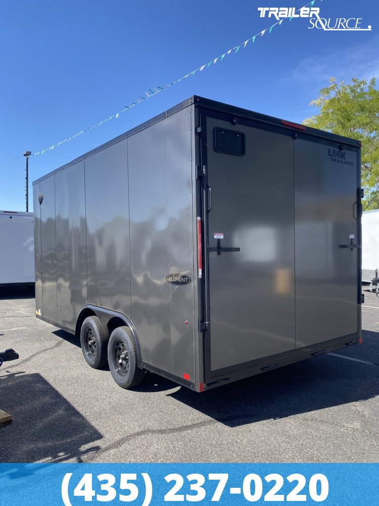 8.5x16 Look Element SE 7'6" Interior 7K Tandem Axle Enclosed Cargo