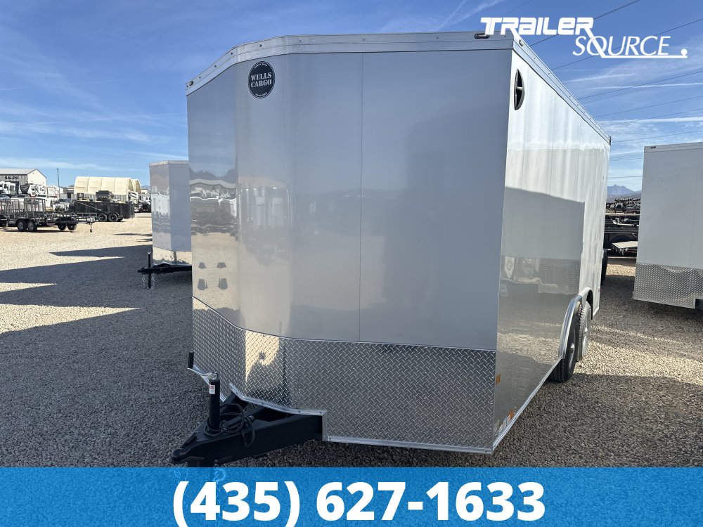 8.5x16 Wells Cargo Road Force 7'0" Interior 10K Tandem Axle Enclosed Cargo