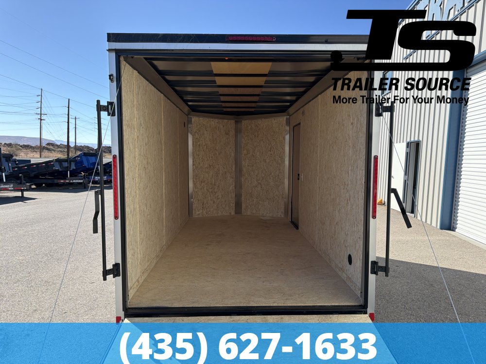 7x14 Look ST DLX Enclosed Cargo Trailer - 7'0" Interior - 7K GVWR .080 PolyCor, Alloy Wheels, Black Out Package