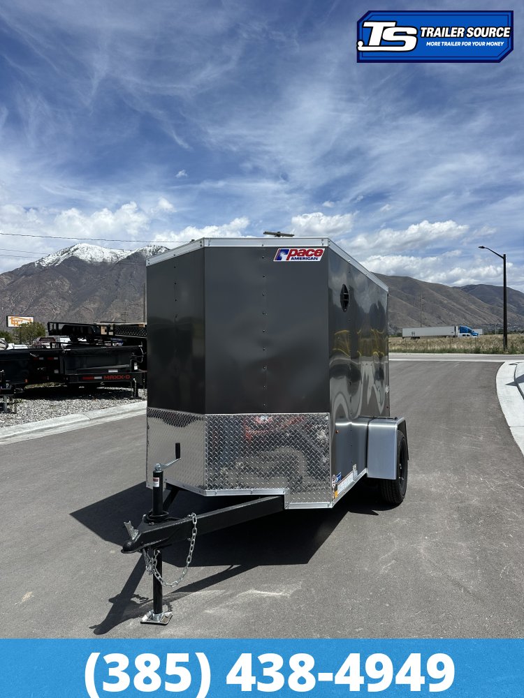 5x8 Pace American Outback DLX Enclosed Cargo