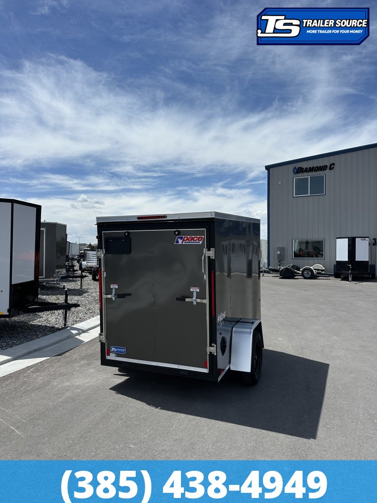 5x8 Pace American Outback DLX Enclosed Cargo