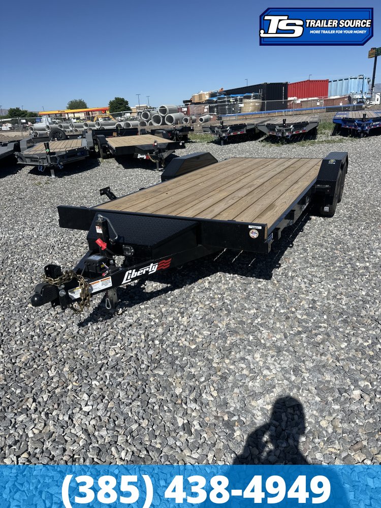 7x18 Liberty LC Flatbed Car Hauler