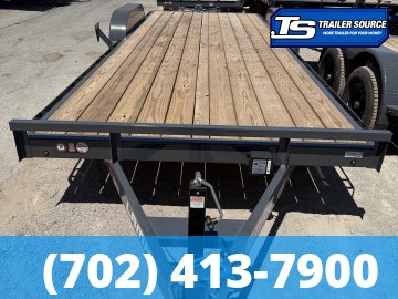 7x20 Lamar CC Flatbed Car Hauler Trailer - 10K GVWR -