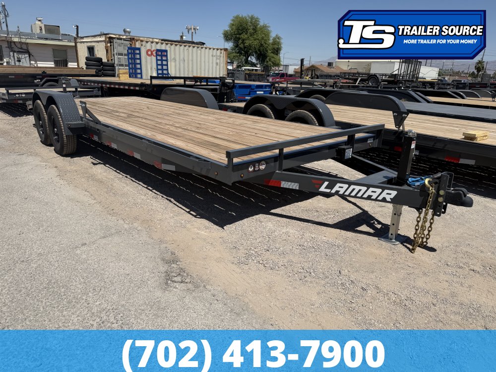 7x20 Lamar CC Flatbed Car Hauler