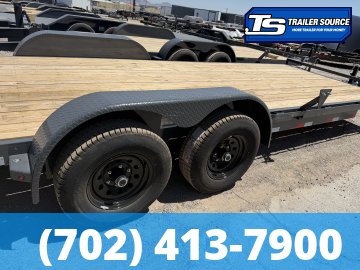 7x20 Lamar CC Flatbed Car Hauler Trailer - 10K GVWR -