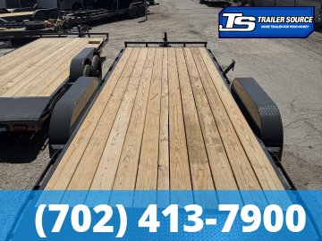 7x20 Lamar CC Flatbed Car Hauler Trailer - 10K GVWR -