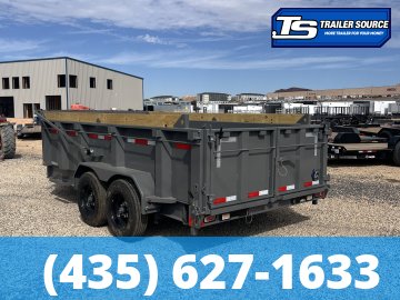 7x14 Diamond C LPT 208 Dump Trailer - 32" Sides - 18K GVWR - 18 Ply Tires, Board Brackets