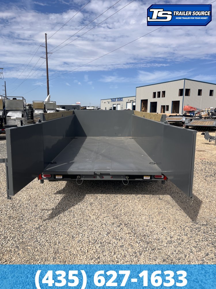 7x14 Diamond C LPT 208 Dump Trailer - 32" Sides - 18K GVWR - 18 Ply Tires, Board Brackets