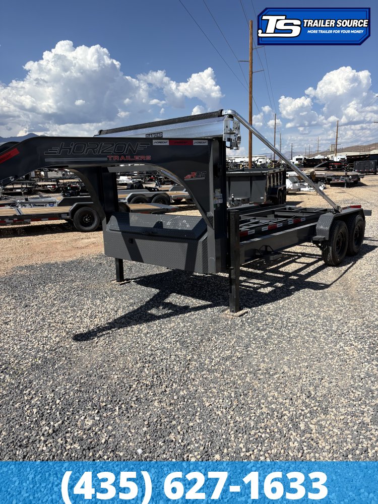 7x16 Horizon RDZ Gooseneck Roll Off Trailer