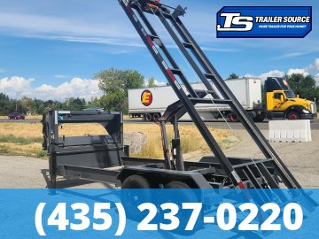 7x16 Horizon RDZ Gooseneck Roll Off Trailer Trailer - 15.7K GVWR - Engineered Neck, Solar Panel