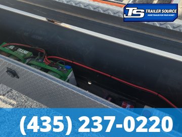 7x16 Horizon RDZ Gooseneck Roll Off Trailer Trailer - 15.7K GVWR - Engineered Neck, Solar Panel