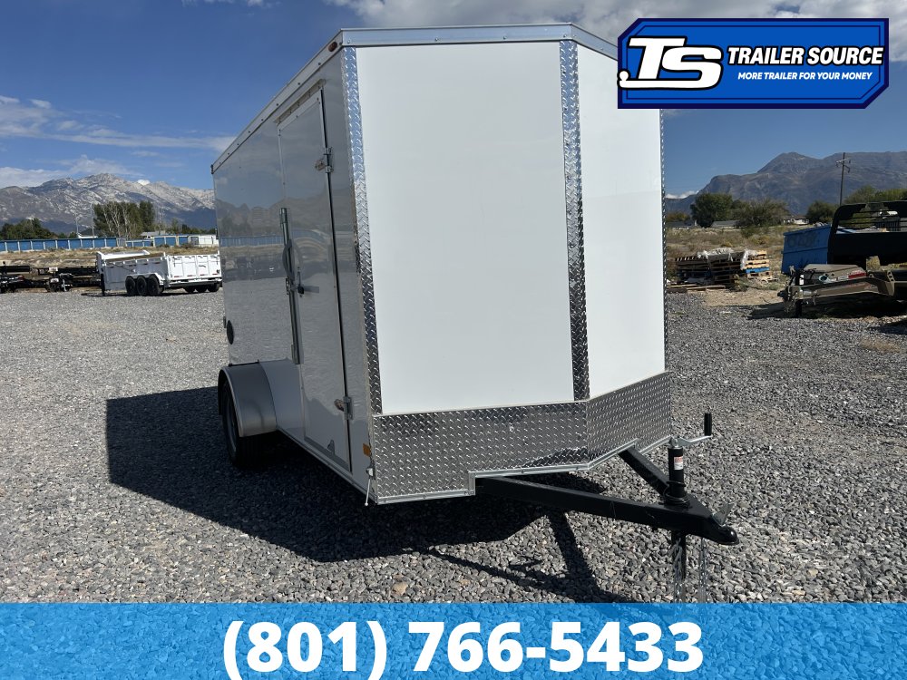 6x12 Haulmark Passport Enclosed Cargo Trailer - 6'6" Interior - 3.5K GVWR - .080 PolyCor