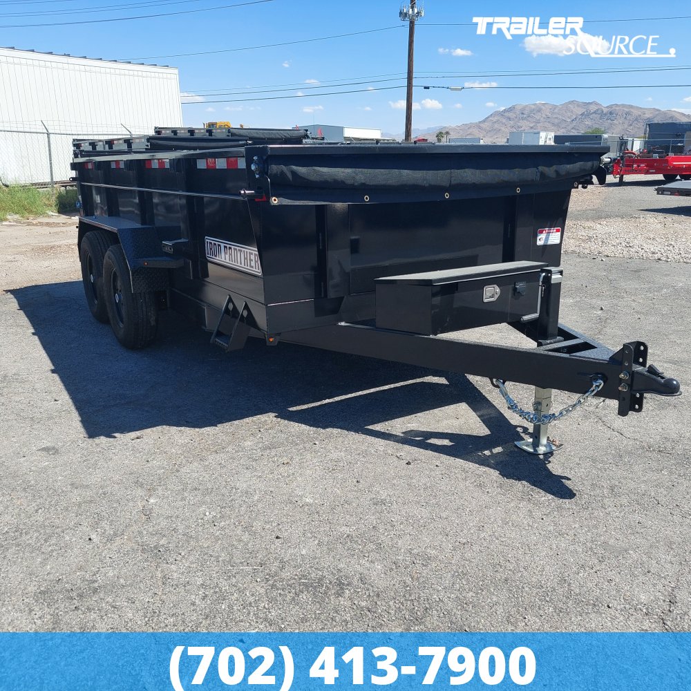 7x14 Iron Panther Dump 24" Sides 14K Dump Trailer