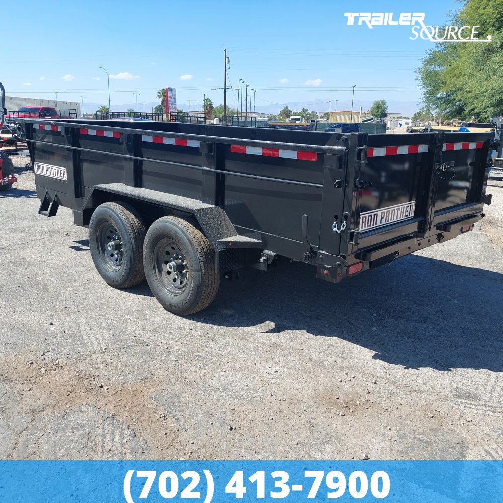 7x14 Iron Panther Dump 24" Sides 14K Dump Trailer