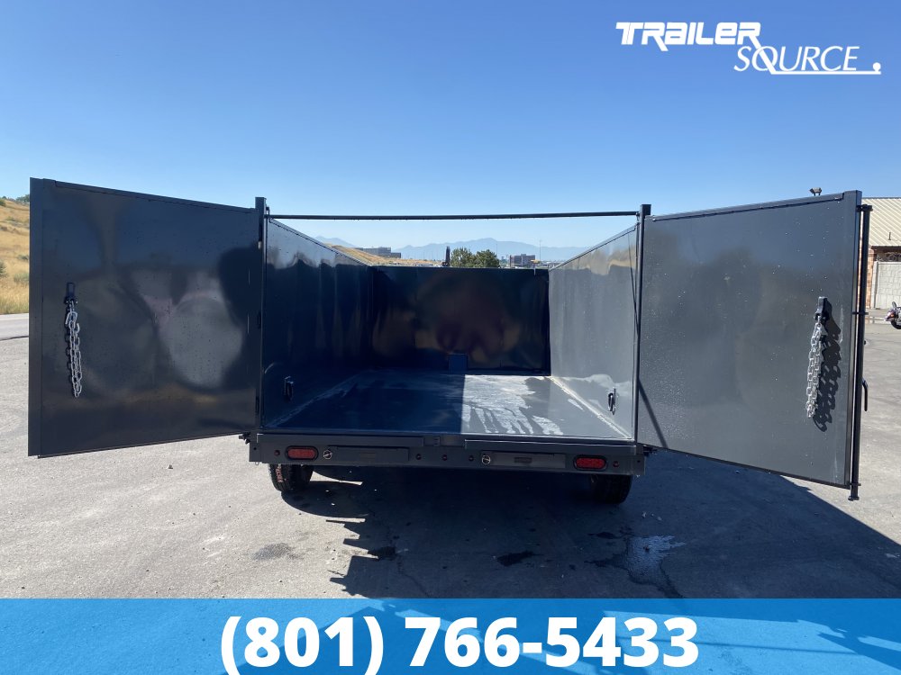 7x14 Lamar DT Telescopic 48" Sides 14K Dump Trailer