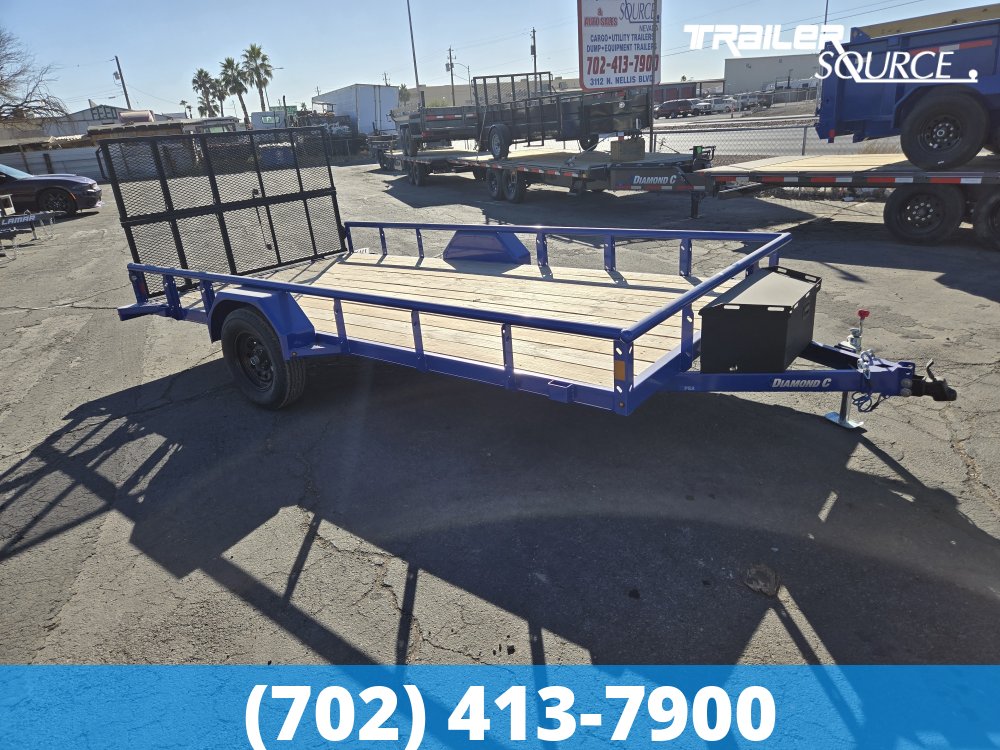 7x14 Diamond C PSA Single Axle Utility