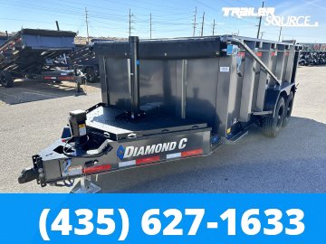 7x14 Diamond C LPT Telescopic Dump 15K 44" Sides Dump