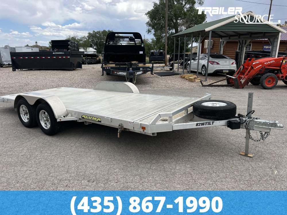 7x16 Aluma Flatbed Car Hauler
